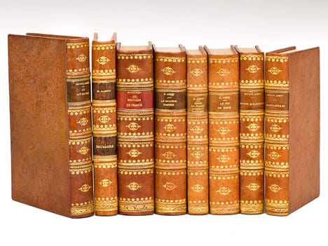 [ Lot de 8 titres ] Le Lit du Roi (Casanova, Louis XV et Mlle de Romans) [ On joint : ] Le Roman de Napoléon. Brumaire [ On joint : ] Quand la France ...