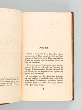 Une Fiancée de Charlemagne. Irène impératrice de Byzance. BARLONE, Daniel ; (KESSEL, Joseph)