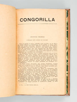 Congorilla. Aventures chez les Pygmées et les Gorilles d'Afrique. JOHNSON, Martin