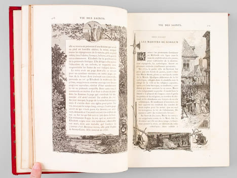 Vie des Saints (2 Tomes - Complet) Tome I : Saints du 1er janvier au 30 juin ; Tome II : Saints du 1er juillet au 31 décembre. GUERIN, Paul