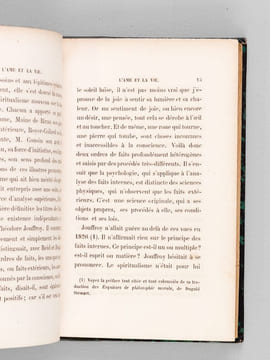 L'âme et la vie. Etude sur la renaissance de l'animisme, suivie d'un Examen critique de l'Esthétique Française. [ Edition originale ]. SAISSET, Emile