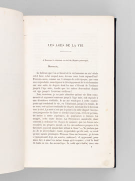 Oeuvres choisies. Lectures variées [ Edition originale ] [Contient notamment : ] Les Ages de la Vie - Si pauvreté empêche les bons esprits de parvenir ...