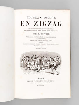 Premiers voyages en zigzag, ou excursions d'un pensionnat en vacances dans les cantons suisses et sur le revers italien des Alpes [ On joint : ] ...