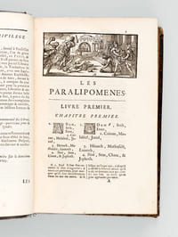 Les Paralipomènes traduits en François avec une Explication tirée des saints Pères & des Auteurs Ecclésiastiques [ Suivi  de : ] Esdras et Néhémias  traduits en françois avec une Explication tirée des Saints Pères & des Auteurs Ecclésiastiques