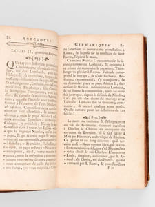 Anecdotes Germaniques, depuis l'An de la Fondation de Rome 648, et avant l'Ere Chrétienne 106, jusqu'à nos jours [ Edition originale ]