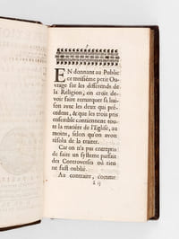 Réflexions sur les Différends de la Religion, Troisième Traité ou Les Chimères de M. Jurieu. Réponse Générale à ses Lettres Pastorales de la seconde année, contre le Livre des Réflexions, & examen de ses Prophéties [ Edition originale ]