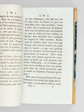 Cours de Morale Religieuse (3 Tomes - Complet) . NECKER, M.