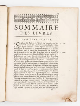 Histoire Ecclésiastique pour servir de Continuation à celle de Monsieur l'Abbé Fleury. Tome Vingt-Deuxième. Depuis l'An 1431, jusqu'en 1455. ANONYME ; ...