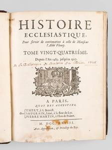 Histoire Ecclésiastique pour servir de Continuation à celle de Monsieur l'Abbé Fleury. Tome Vingt-Quatrième. Depuis l'An 1485, jusqu'en 1507