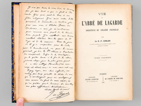 Vie de l'Abbé de Lagarde, directeur du Collège Stanislas (2 Tomes - Complet) . SIMLER, R. P.