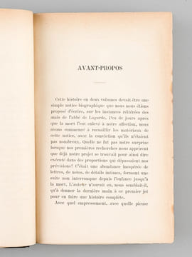Vie de l'Abbé de Lagarde, directeur du Collège Stanislas (2 Tomes - Complet) . SIMLER, R. P.