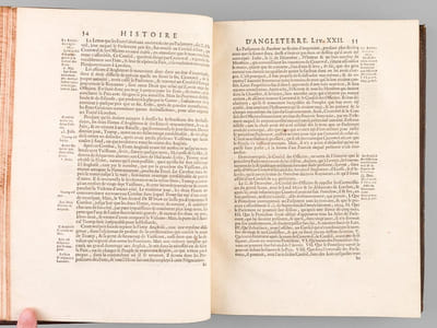 Histoire d'Angleterre par M. de Rapin Thoyras. Tome Neuvième [Tome 9 seul ] Contenant les Tems de la République sous Olivier & Richard Cromwell, les Règnes de Charles II, de Jacques II, & l'Avénement de Guillaume III & de Marie à la Couronne