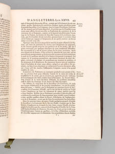 Histoire d'Angleterre par M. de Rapin Thoyras, continuée jusqu'à l'avènement de George I à la Couronne. Tome Douzième [Tome 12 seul ] Contenant les dix dernières années du Règne d'Anne.