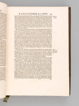 Histoire d'Angleterre par M. de Rapin Thoyras, continuée jusqu'à l'avènement de George I à la Couronne. Tome Douzième [Tome 12 seul ] Contenant les ...