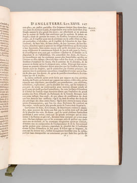 Histoire d'Angleterre par M. de Rapin Thoyras, continuée jusqu'à l'avènement de George I à la Couronne. Tome Douzième [Tome 12 seul ] Contenant les ...