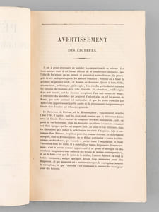 Pétrone, Apulée, Aulu-Gelle, Oeuvres Complètes, avec la traduction en français pubiées sous la direction de M. Nisard