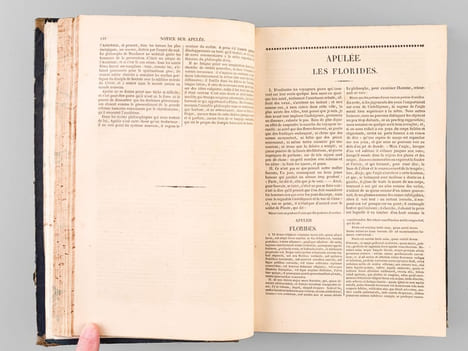 Pétrone, Apulée, Aulu-Gelle, Oeuvres Complètes, avec la traduction en français pubiées sous la direction de M. Nisard. PETRONE ; APULEE ; AULU-GELLE