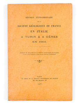 Réunion extraordinaire de la Société Géologique de France en Italie, à Turin & à Gênes en 1905.. Collectif - Société Géologique de France