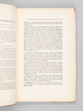 Réunion extraordinaire de la Société Géologique de France en Italie, à Turin & à Gênes en 1905.. Collectif - Société Géologique de France