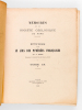 Etudes sur le Lias des Pyrénées Françaises [ Edition originale ] Mémoires de la Société Géologique du Nord. Tome IX, I. DUBAR, G.