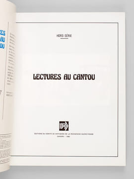 Lectures au Cantou (Tomes 1 et 2 - Complet). Quercy Recherche Hors Série. Collectif ; QUERCY Recherche