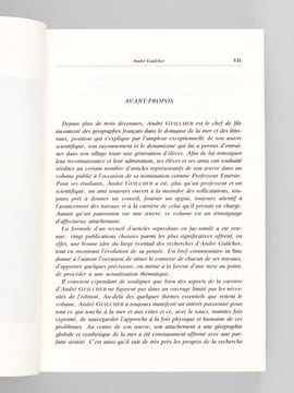 André Guilcher Géographe de la mer. GODARD, A. ; VANNEY, J. R. ; VERGER, F.