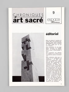 Chroniques d'Art Sacré [ Lot non suivi de 37 numéros ] Numéros 9 - 10 - 11 - 12 - 13 - 14 - 15 - 16 - 17 - 18 - 19 - 20 - 21 - 22 -23 - 24 - 25 - 26 - 27 - 28 - 29 - 30 - 31 - 32 - 33 - 35 -36 - 37 - 38 - 39 - 40 - 42 - 45 - 47 - 48 - 62 - 86 - 88  