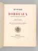 Histoire de Bordeaux depuis les Origines jusqu'en 1895 [ Edition originale ]  . JULLIAN, Camille 