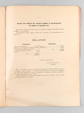Etablissement d'une ligne de tramways à vapeur Bordeaux-Ferret. Collectif ; Société anonyme (en formation) "Bordeaux-Ferret" au capital de Fr. ...