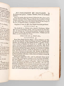 Arrests et Reglemens du Parlement de Bretagne, avec les observations et remarque de Maître Michel Sauvageau, célèbre Avocat & Procureur du Roy au ...