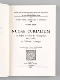 Nugae Curialium. Le règne d'Henri II Plantagenêt (1145-1189) et l'éthique politique