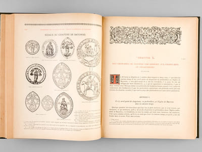 Recherches sur la Ville et sur l'Eglise de Bayonne (3 Tomes - Complet) [Edition originale ] Manuscrit du Chanoine René Veillet publié pour la première fois avec des Notes et des Gravures