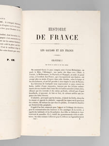 Histoire de France, depuis les temps les plus reculés jusqu'à la Révolution de 1789 (6 Tomes - Complet). Continuée depuis l'ouverture des Etats Généraux jusqu'à la Fin de l'Empire, d'après Dulaure, depuis la Restauration de 1814 jusqu'au 10 décembre 1848 par Paul Lacroix (Bibliophile Jacob), depuis l'élection du Président de la République jusqu'à la fin de la guerre d'Italie 1860 par M. E. F. archiviste paléographe