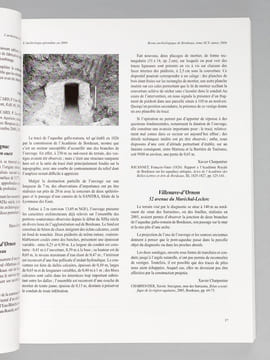 Bulletin et Mémoires de la Société Archéologique de Bordeaux [Puis :] Revue Archéologique de Bordeaux (Série suivie de 42 Volumes, du Tome LXXI : ...