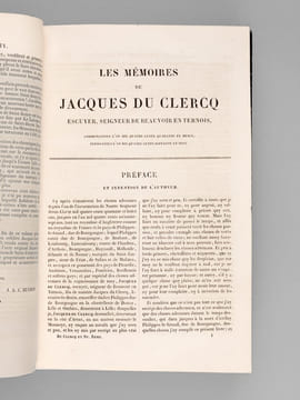 Jacques du Clercq : Mémoires, de 1448 à 1467. - Pièces relatives à la prise de Constantinople en 1453 - Jean Lefebvre, de Saint Rémy : Mémoires, de ...
