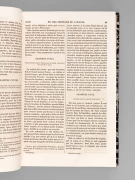 Anonyme : Chronique de Du Guesclin ; Romances espagnoles et Limousine sur Blanche de Bourbon - D'Orronville : Chronique de Louis de Bourbon - ...