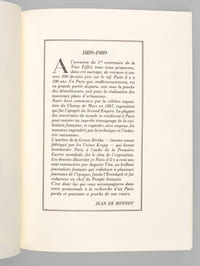 Paris il y a cent ans, vu par Auguste Vitu. Centième anniversaire de la Tour Eiffel 1889-1989