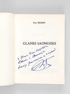 Glanes Saônoises. Contes, légendes et poèmes de Franche-Comté et Patois de Haute-Saône [ Livre dédicacé par l'auteur ]