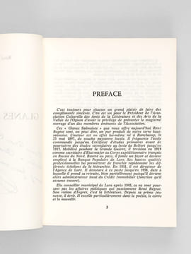 Glanes Saônoises. Contes, légendes et poèmes de Franche-Comté et Patois de Haute-Saône [ Livre dédicacé par l'auteur ]. BEGEOT, René