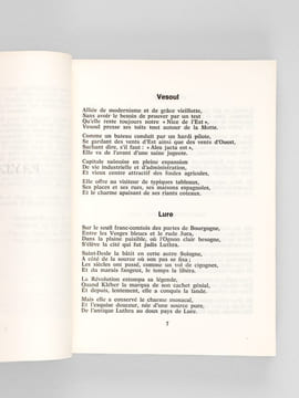 Glanes Saônoises. Contes, légendes et poèmes de Franche-Comté et Patois de Haute-Saône [ Livre dédicacé par l'auteur ]. BEGEOT, René