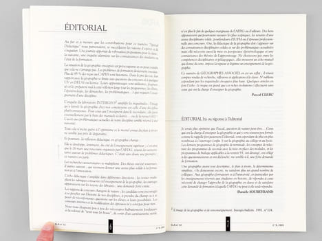 Géographes Associés (Revue - Lot de 19 numéros) [ Contient : ] N° 9 : 2ème Semestre 1991 ; 10 : Spécial Géoforum 1er Semestre 1992 ; 11 : Xe ...