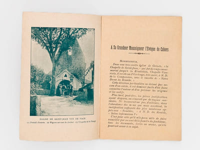 Notice sur l'Origine du Pèlerinage de N.-D. du Remède établi dans l'Eglise de Saint-Jean de Grézels, Canton de Puy-L'Evêque et sur Marc-Marie Dulac son Fondateur.