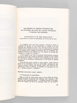 L'édition scientifique et technique de langue française [ Actes du séminaire organisé par l'Association des universités partiellement ou entièrement ...