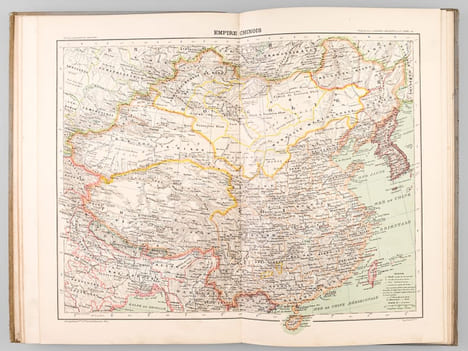 Atlas de Géographie moderne. Géographie générale. L'Europe et l'Amérique. Enseignement classique Classe de Quatrième. Enseignement moderne Classe de ...