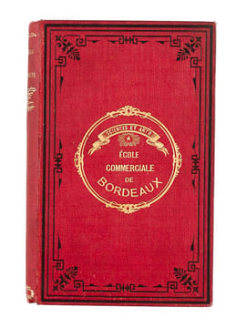 [ Lot de 6 ouvrages aux fers de "l'Ecole Commerciale de Bordeaux" fondée par Victor Coupin ] Histoire de trois ouvriers français. Richard-Lenoir, ...