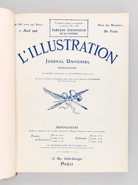 L'Illustration 1914-1918 (16 Volumes : Complet) Tome 1 : Août - Décembre 1914 (n° 3727 au 3747) ; Tome 2 : Janvier - Avril 1915 (n° 3748 au 3764) ; ...