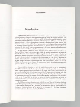 Oeuvres Complètes. Tome I : Contes Populaires de la Grande-Lande . ARNAUDIN, Félix