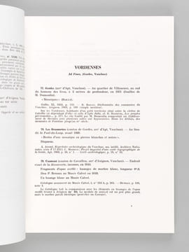 Recueil général des mosaïques de la Gaule. III : Province de Narbonnaise (3 Tomes ) 1 : Partie Centrale ; 2 : Vienne ; 3 : Partie Sud-Est. Cités des ...