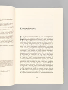 Les origines du Collège de France (1500-1560) Actes du Colloque international (Paris, décembre 1995). FUMAROLI, Marc ; LION-VIOLET, Marianne
