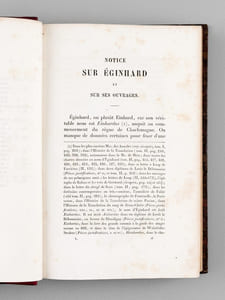 Oeuvres complètes d'Eginhard, réunies pour la première fois et traduites en français (2 Tomes - Complet)